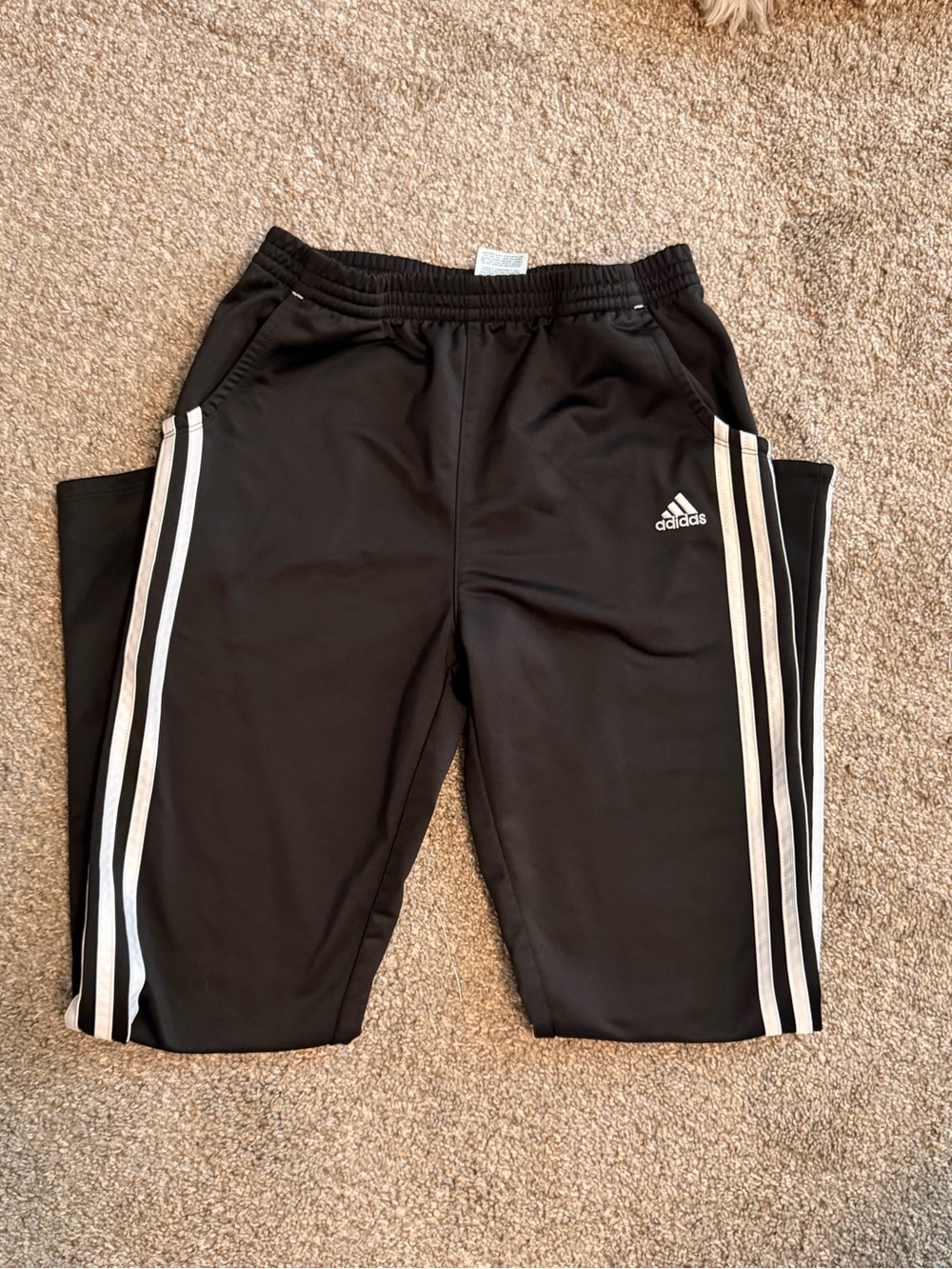 Adidas Kids 3-Stripes Track Pants – Youth XL (16)